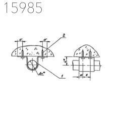 Подвеска для крепления трубопроводов АПЭ 1413.0-01 25 мм