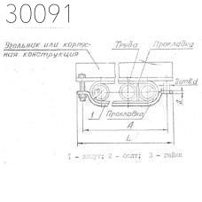 Подвески судовых трубопроводов тип 5-140х1-АМг 133 мм РИДФ.301525.001 0,26 кг