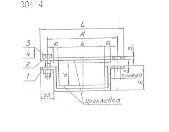 Подвески судовых трубопроводов тип 9-85х165-АМг 125 мм РИДФ.301525.001 0,209 кг